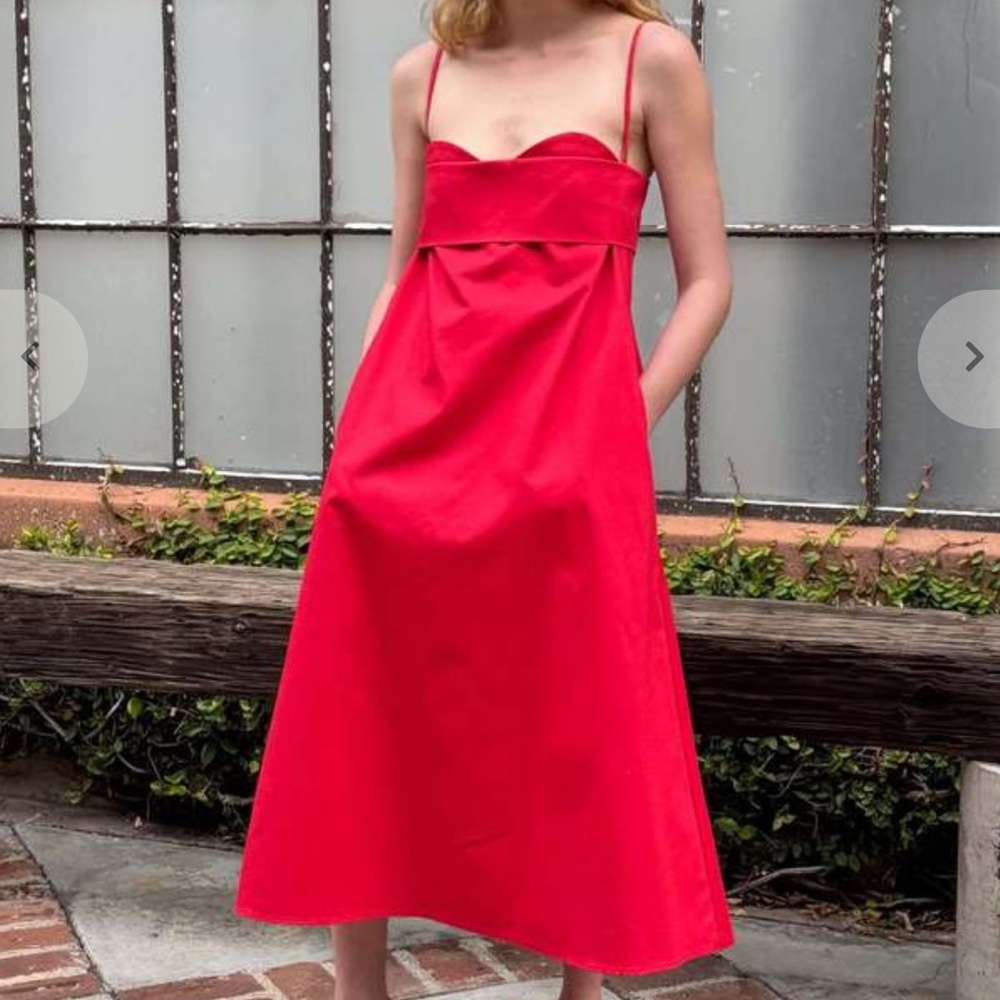 TOIT VOLANT l NWT Verona Dress Red XXL
